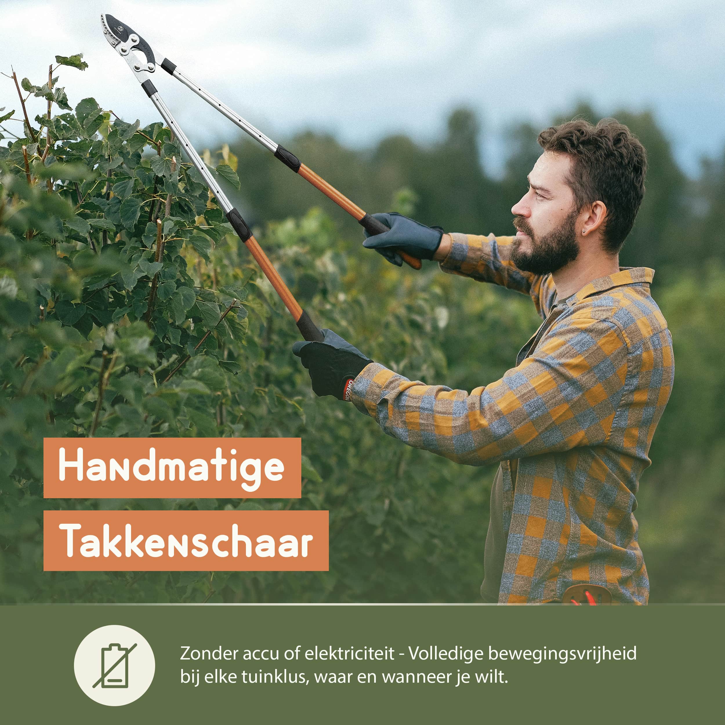 Handmatige takkenschaar