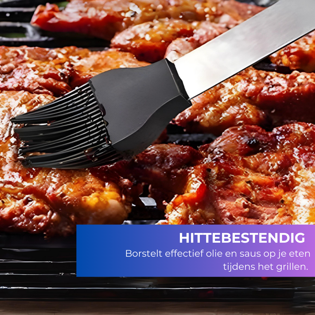 Recalma 18-delige BBQ-accessoireset – Roestvrij Staal met Nylon Draagtas