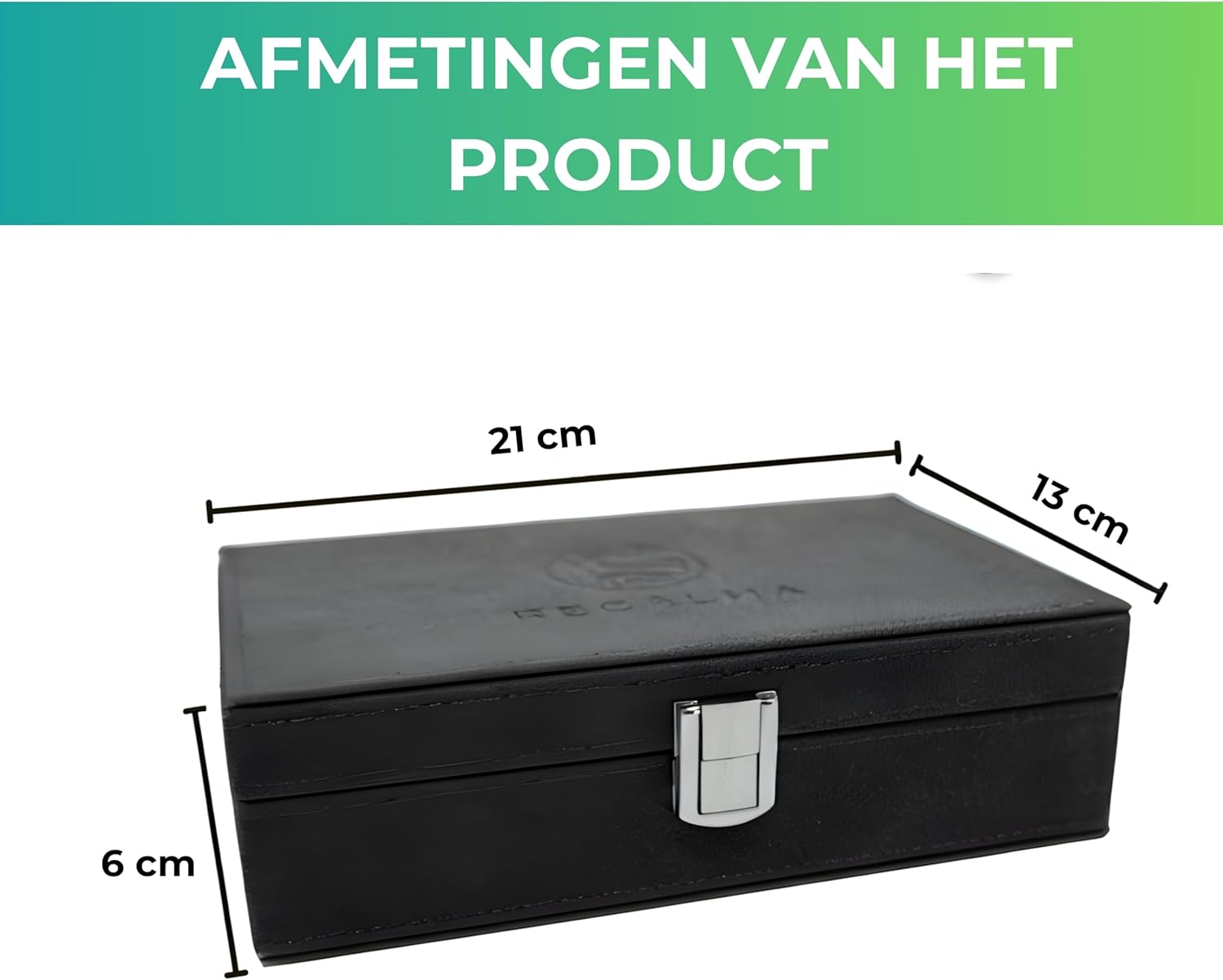 Recalma Faraday Box – Sleutelloze RFID Anti-Diefstal Box, Zwart, voor Autosleutels en Signaalgevoelige Items